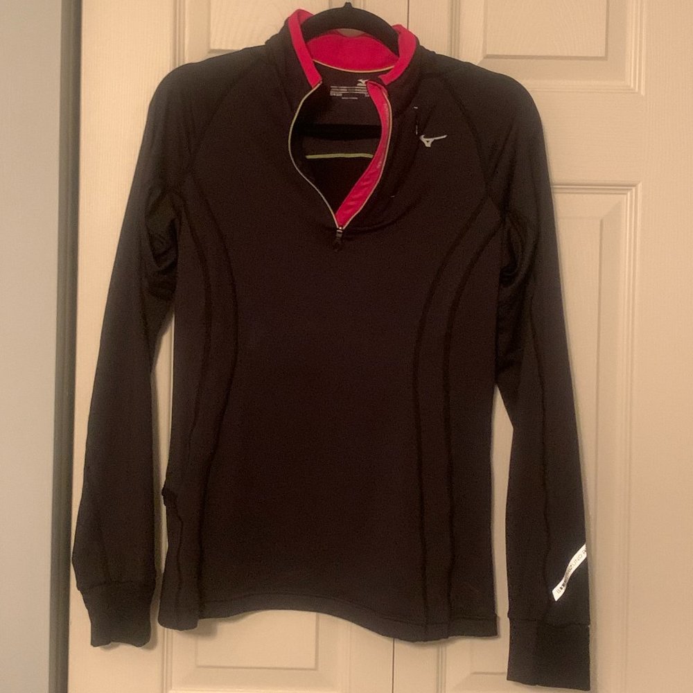 COPY - Mizuno Quarter Zip Long Sleeve Running Top